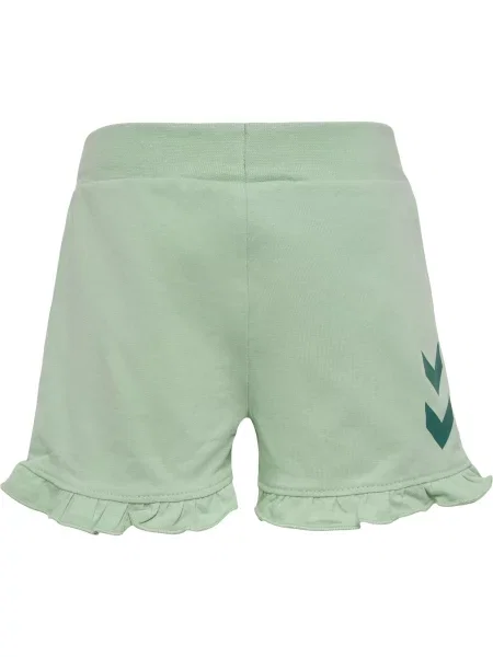 Szorty dla dziewczynki Hummel Talya Ruffle zielone
