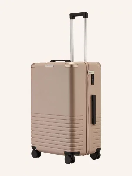 Kapten & Son Walizka Na Kółkach Heathrow Check-In beige beżowa