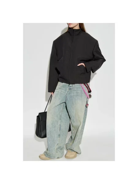 Kurtka Balenciaga ze stójką szara