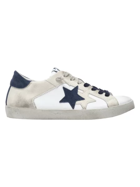 Sneakersy 2star skórzane białe
