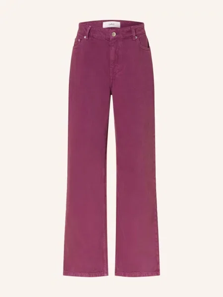 Ba&Sh Džíny S Širokými Nohavicemi Boney purple dark purple fialové