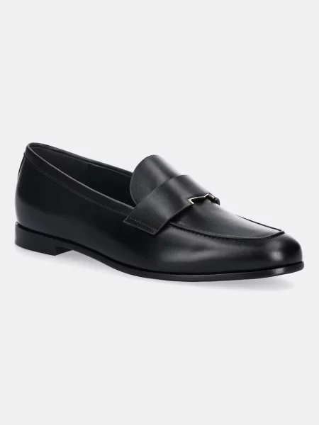Max Mara mocasini de piele REGENTMOC cu plat negru