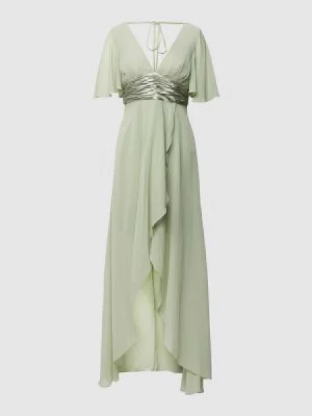 Sukienka wieczorowa z dekoltem w serek Jake*s Cocktail zielona