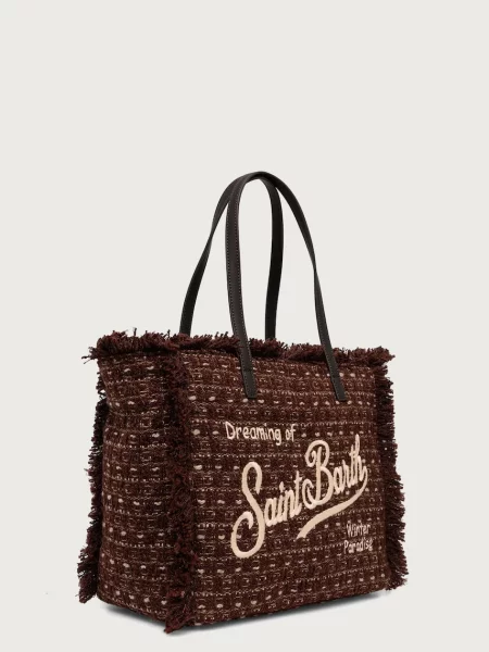 Saint Barth kabelka typu shopper dámska hnedá