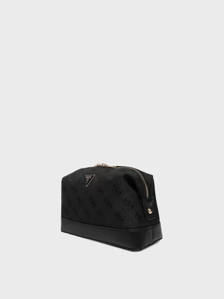 Косметичка Guess с принтом черная