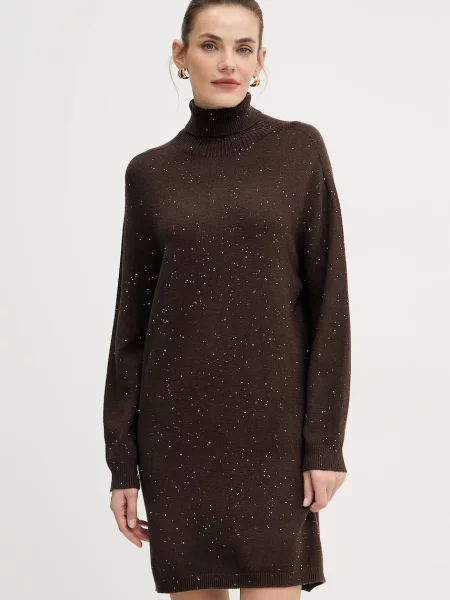 Сукня Liu Jo mini oversize коричневий