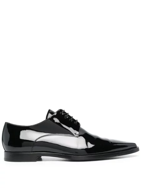 Pantofi Dsquared2 cu șireturi din dantelă negru