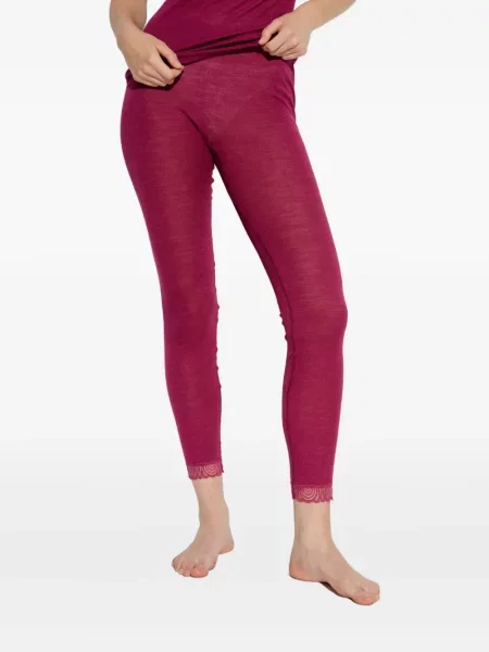 Leggings Hanro din dantelă roz