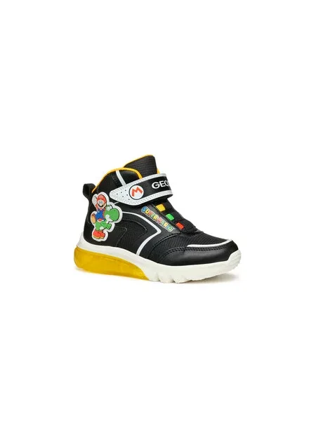 Laisvalaikio batai Geox J Ciberdron Boy D juoda