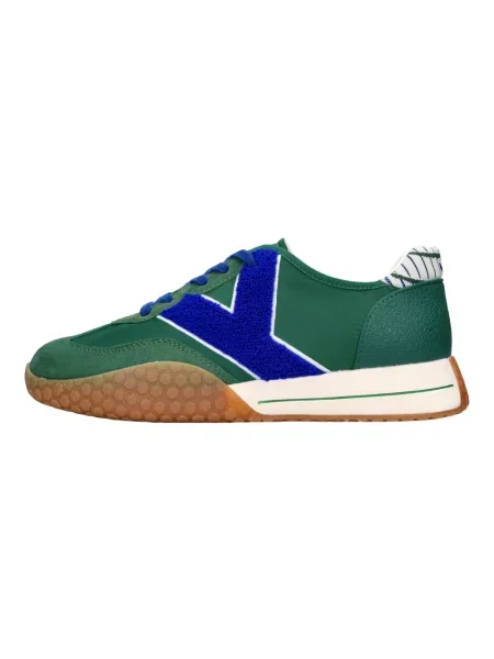 Sneakersy Kehnoo zamszowe zielone