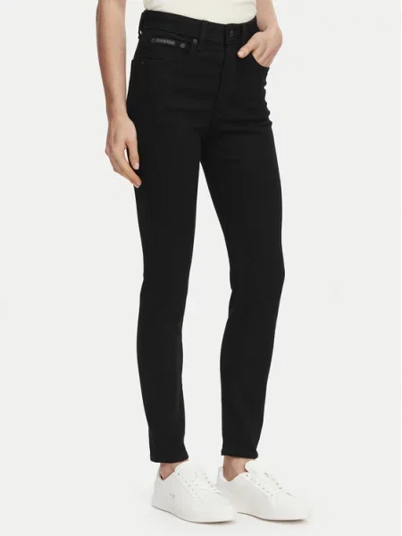 Calvin Klein Jeans Blugi Classic Skinny Fit negru