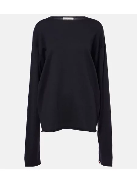 Pulover Extreme Cashmere din cașmir albastru