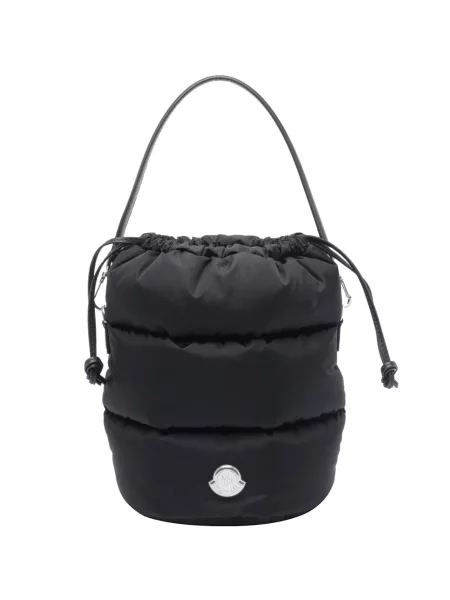 Geantă bucket Moncler cu autograf negru