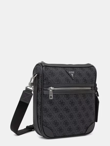 GUESS Torba za čez ramo MILANO 2 črna siva