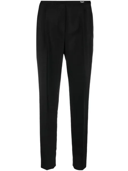 Pantaloni Prada cu imagine negru