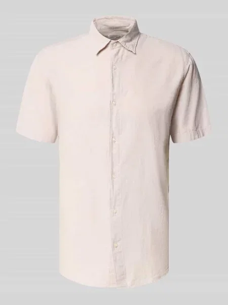 Koszula casualowa o kroju regular fit z mieszanki bawełny i lnu Jack & Jones
