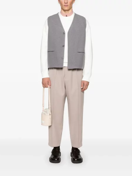 Kerek nyakú melegítő felső Jil Sander fehér