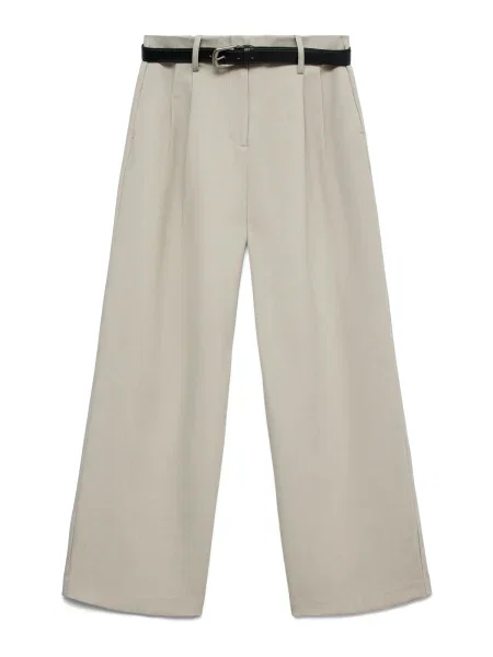 VERO MODA Klostuotos kelnės kūno