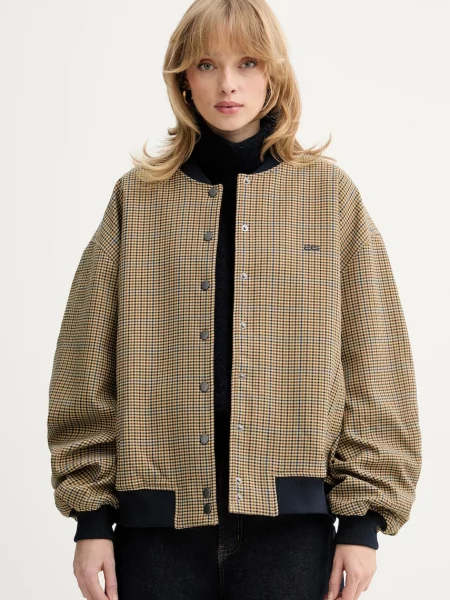 Gestuz geacă bomber verde