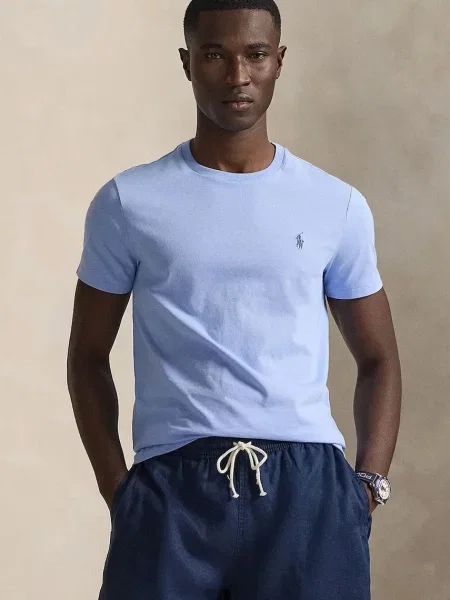 Koszulka Polo Ralph Lauren niebieska