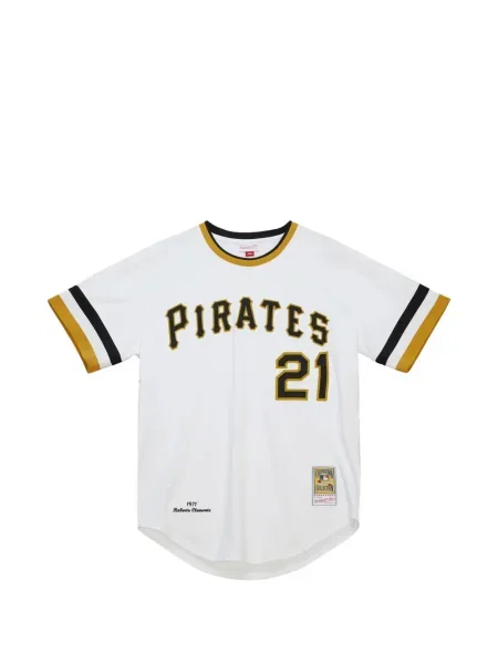 Tricou Mitchell & Ness din jerseu alb