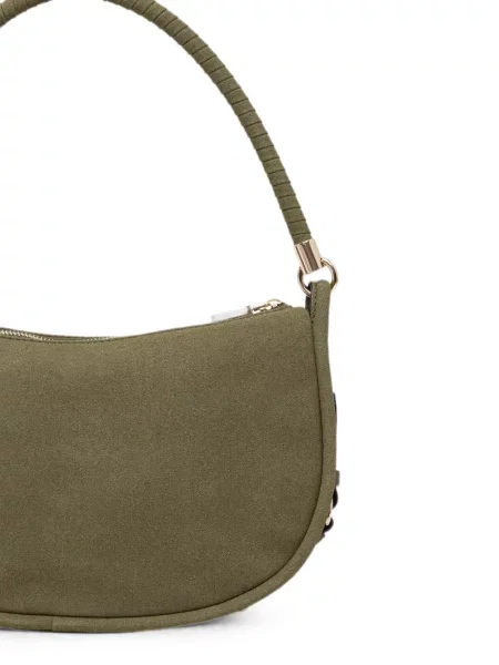 Geantă shopper Guess cu autograf verde