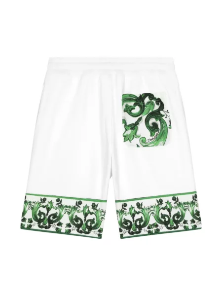 Dětské kraťasy Dolce & Gabbana bílé