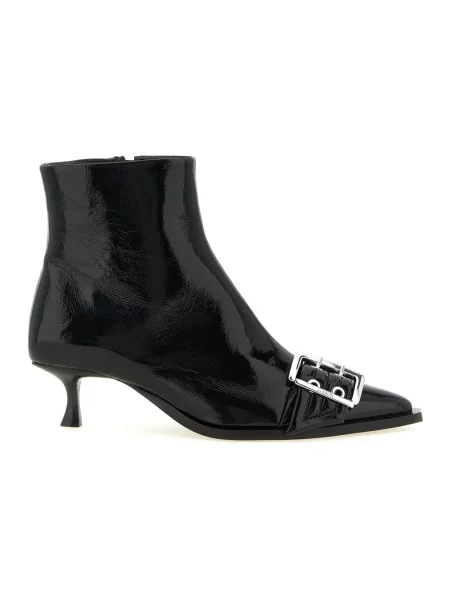 Buty do kostki Ganni czarne