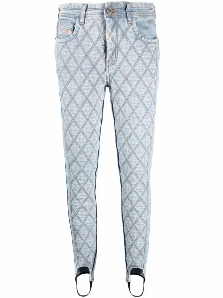 Blugi skinny Diesel skinny fit albastru