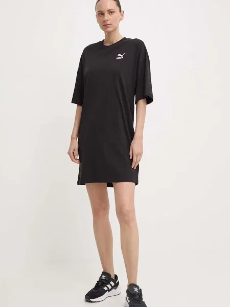 Сукня Puma BETTER CLASSIC mini oversize чорний