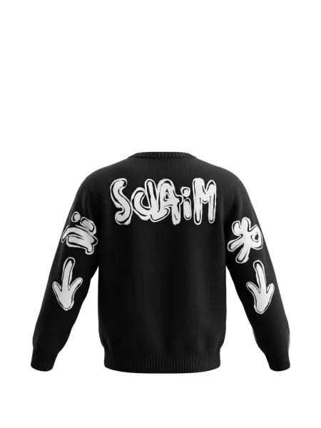 Sweter dziecięcy Disclaimer czarny