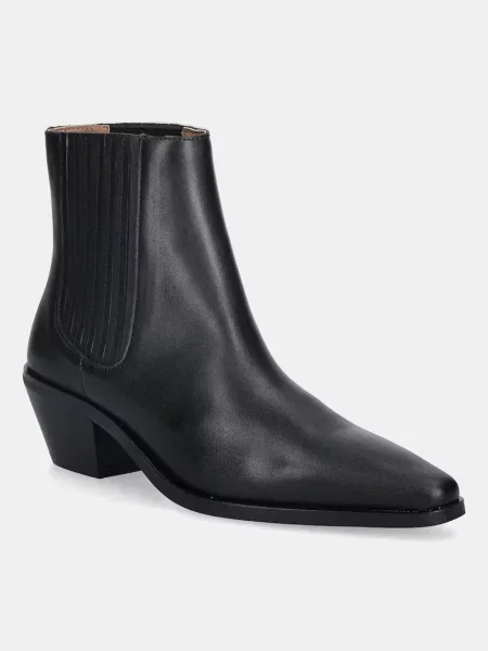 BOSS ghete chelsea de piele Niara cu drept negru