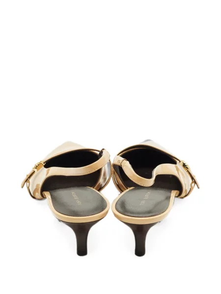 Pantofi cu toc Tory Burch din piele de lac slingback