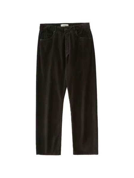 Pantaloni Studio Nicholson de catifea cord maro