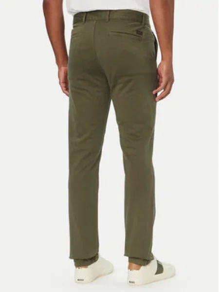 BOSS Chinos kelnes Chino_slim žalia