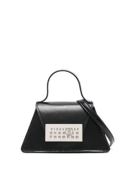 Geantă Mm6 Maison Margiela din piele negru