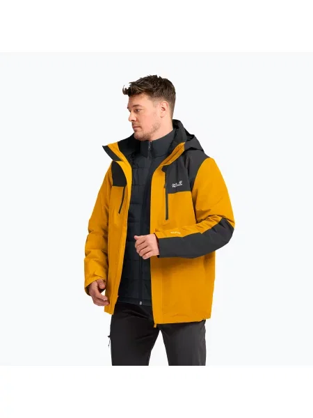 Geacă pentru bărbați Jack Wolfskin Jasper Pro burly yellow jw galben