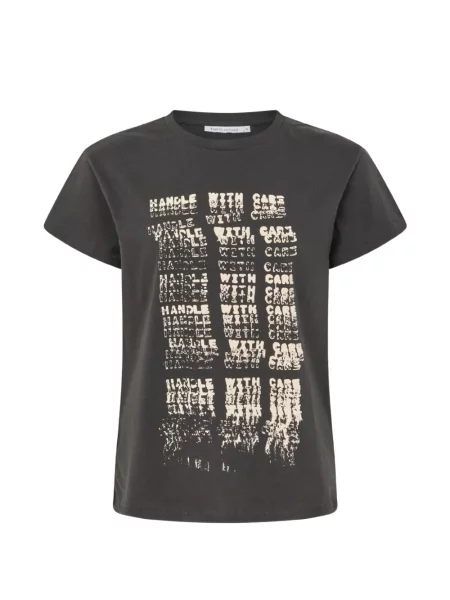 Tricou Rabens Saloner cu imagine gri