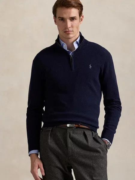 Polo Ralph Lauren Pulover bleumarin