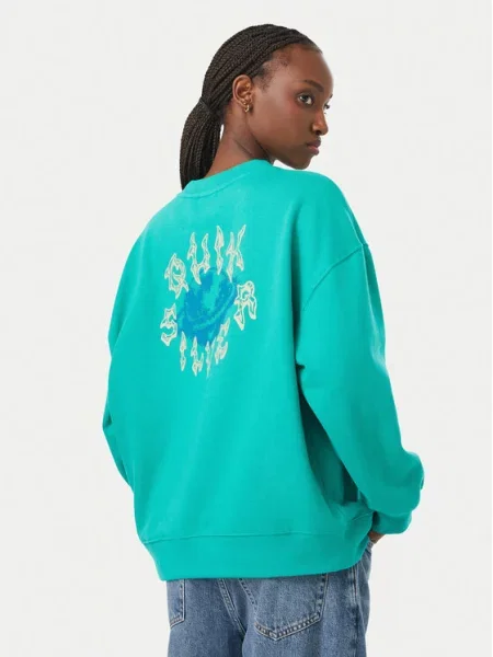 Quiksilver Світшот Standard Crew Бірюзовий