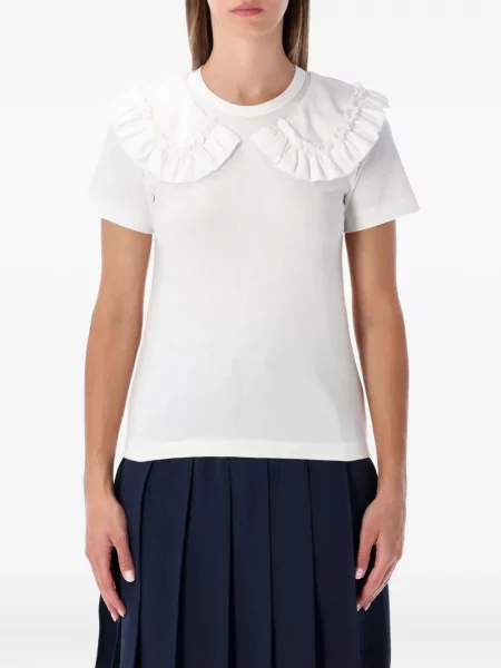 Top dziecięcy Comme Des Garcons Girl biały