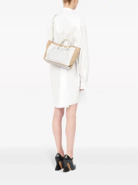 Mini kabelka Maison Margiela s potiskem