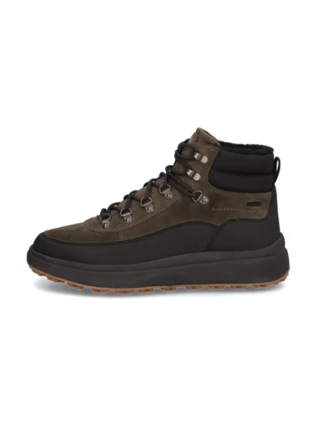 Khaki kotníková obuv Geox Granito + Grip B A zelené