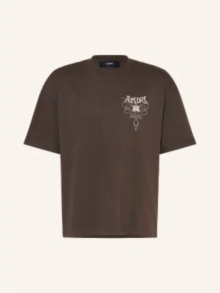 Amiri T-Shirt Lasso braun beżowa