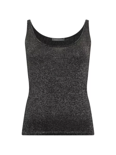 Top Alberta Ferretti fără mâneci negru
