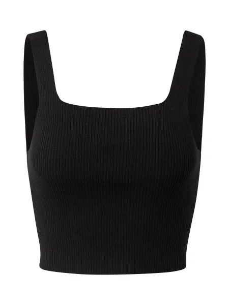 Urban Classics Top z naramnicami črna