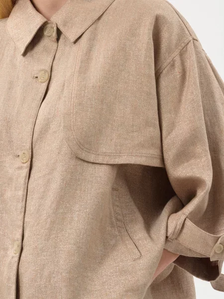 Рубашка Panicale Cashmere бежевая