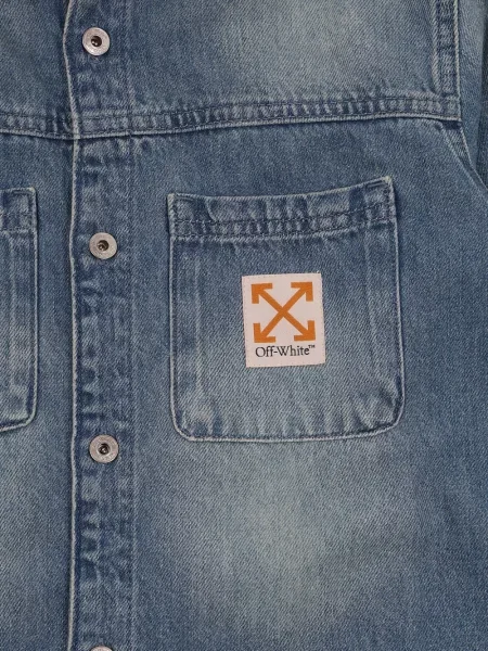 Koszula dżinsowa dziecięca Off-white biała