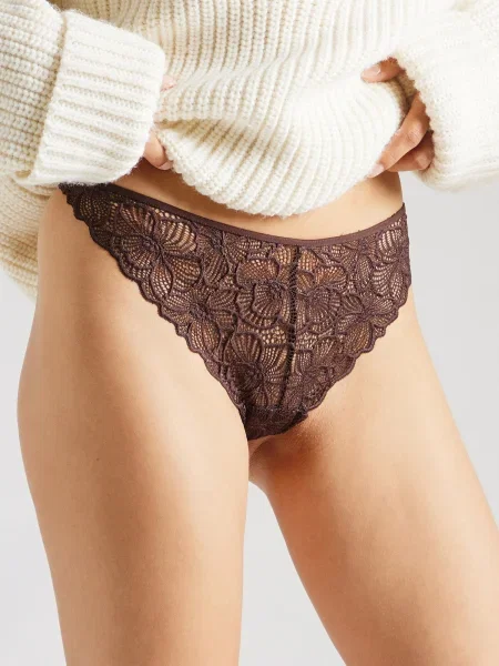 ONLY Tanga Evie închis maro