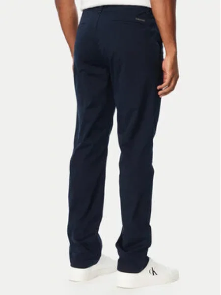 Calvin Klein Jeans Szövet nadrág Sötétkék